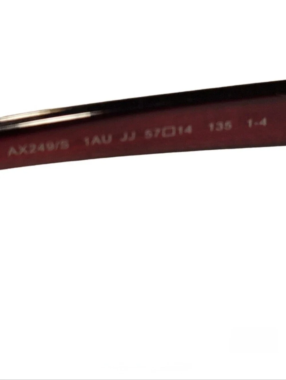 Y2K Armani Exchange A/X Oversize Square Sunglasses A/X 249/S Rose Pink Tortoise